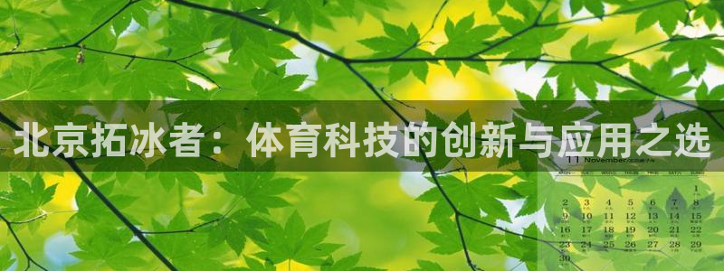 北京拓冰者：体育科技的创新与应用之选